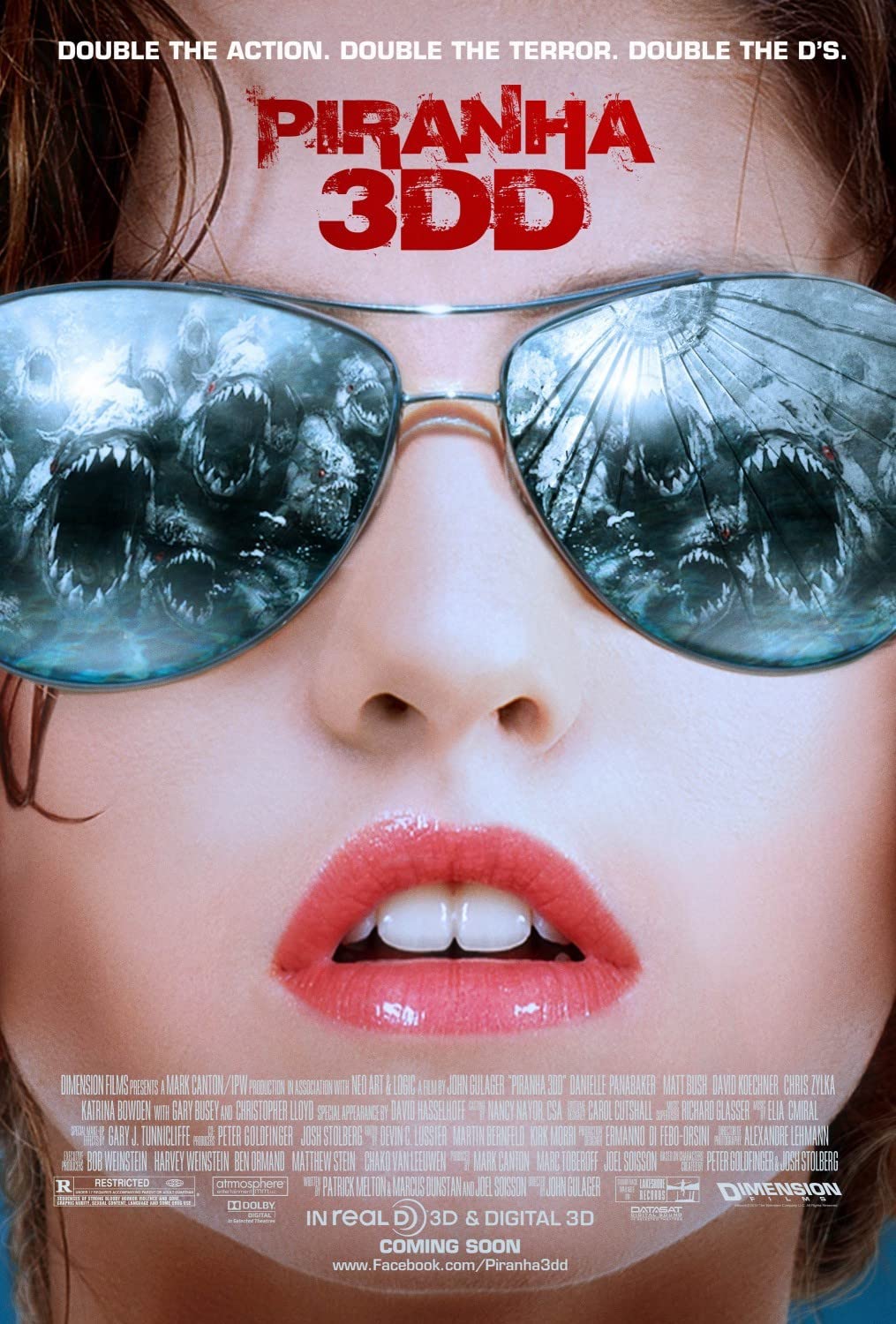 Piranha 3DD (2012) ปิรันย่า 2 กัดแหลกแหวกทะลุจอ ดับเบิลดุ