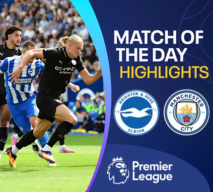  [ไฮไลต์] พรีเมียร์ลีก :ไบรท์ตัน vs แมนเชสเตอร์ ซิตี้